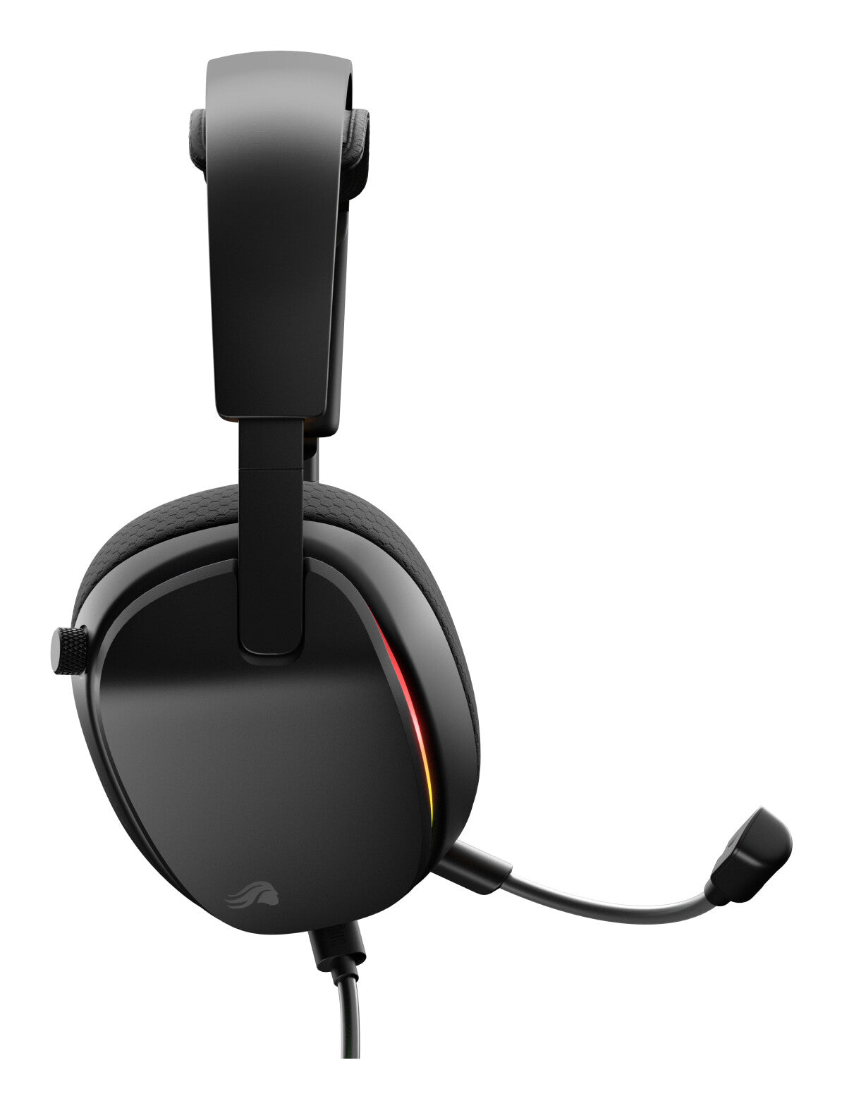 Glorious Gaming Glorious GHS Eternal RGB - Stereo RGB headset voor pc, PS5, PS4, Switch - Custom-tuned, gekantelde drivers, verstelbare, kristalheldere, afneembare mic, USB-C - Duurzaam, dag/nacht comfort - Zwart
