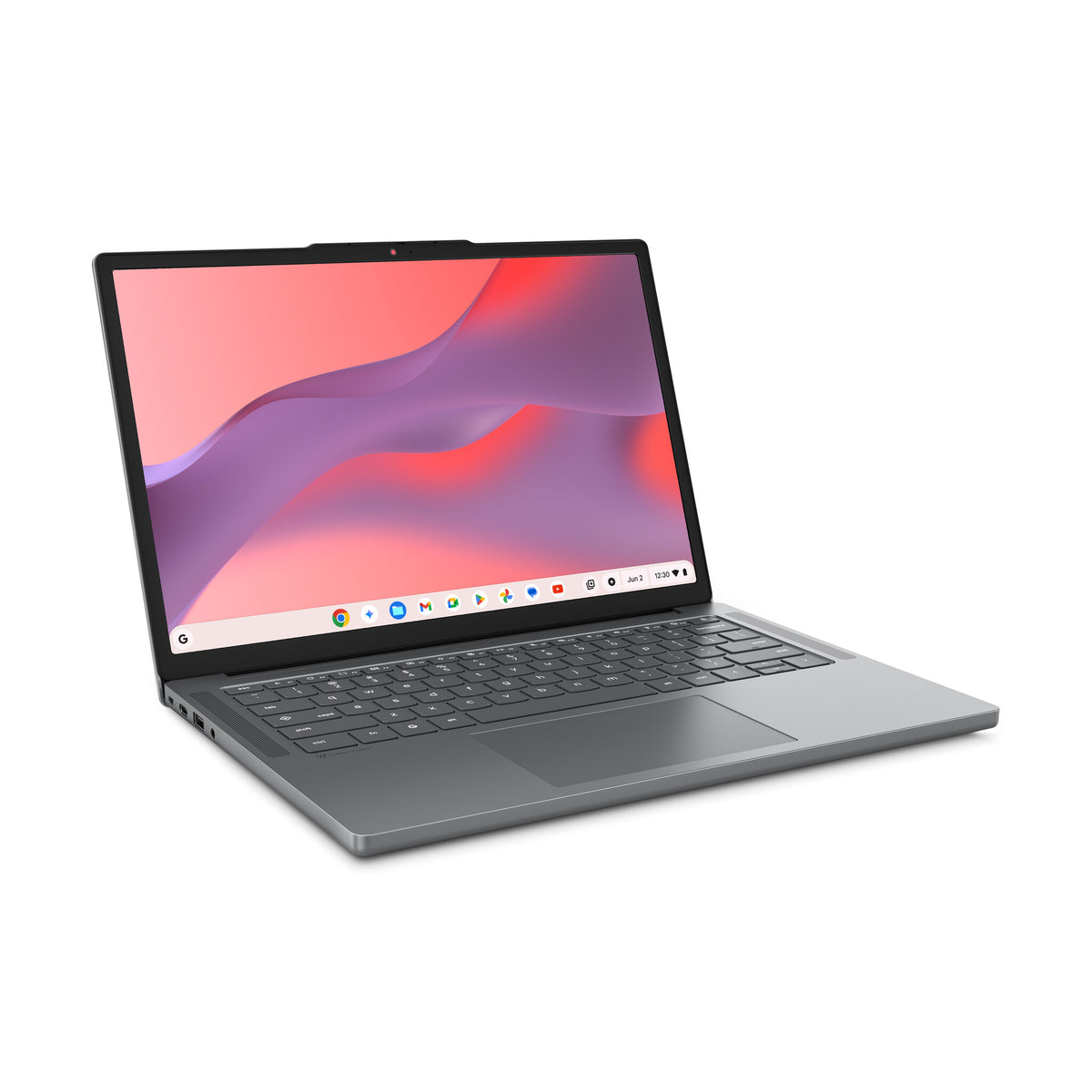 Lenovo Chrome 14ITN11 Intel® N N150 Chromebook 35,6 cm (14") WUXGA 4 GB LPDDR5x-SDRAM 64 GB UFS Wi-Fi 6E (802.11ax) ChromeOS Grijs Engels