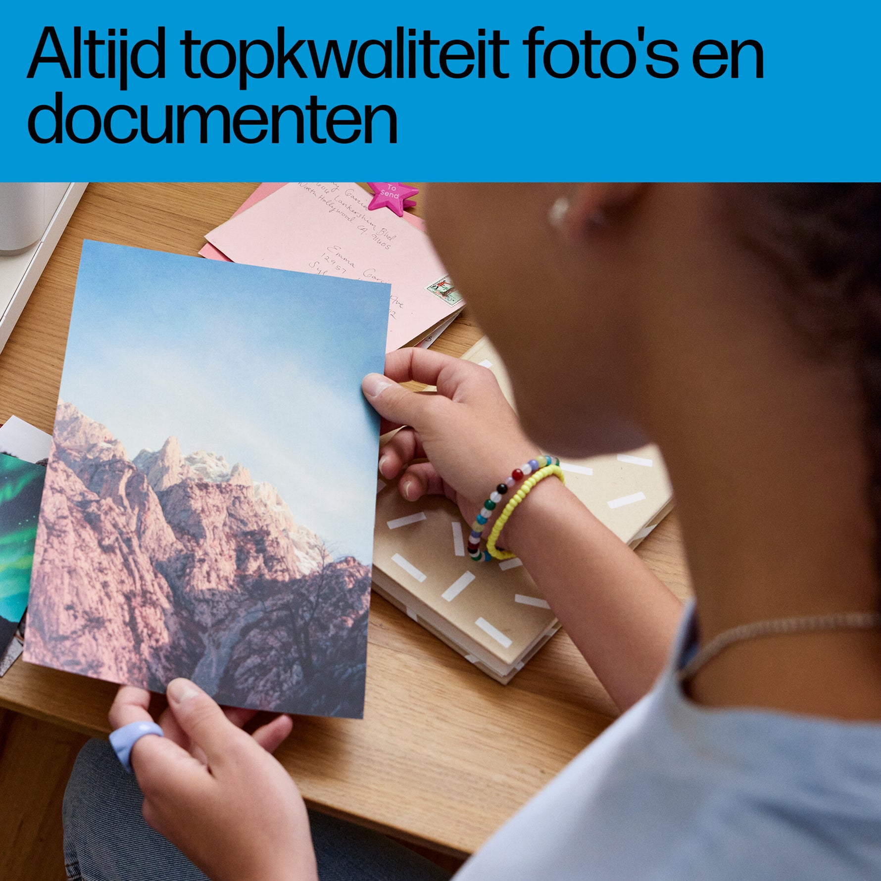 HP ENVY 6122e Wireless All-in-One Kleur Printer, Instant Ink; Foto's printen