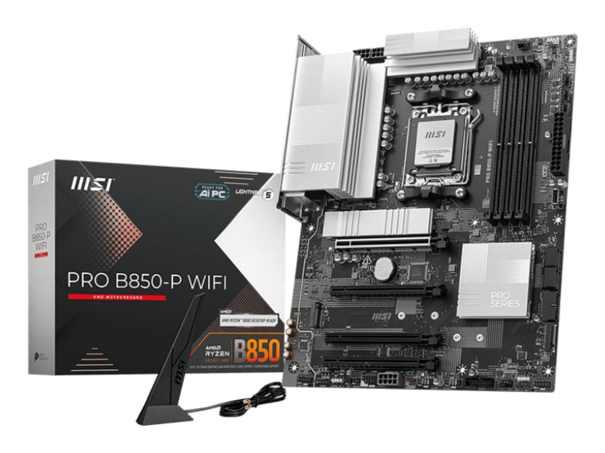 MSI PRO B850-P WIFI moederbord AMD B850 Socket AM5 ATX