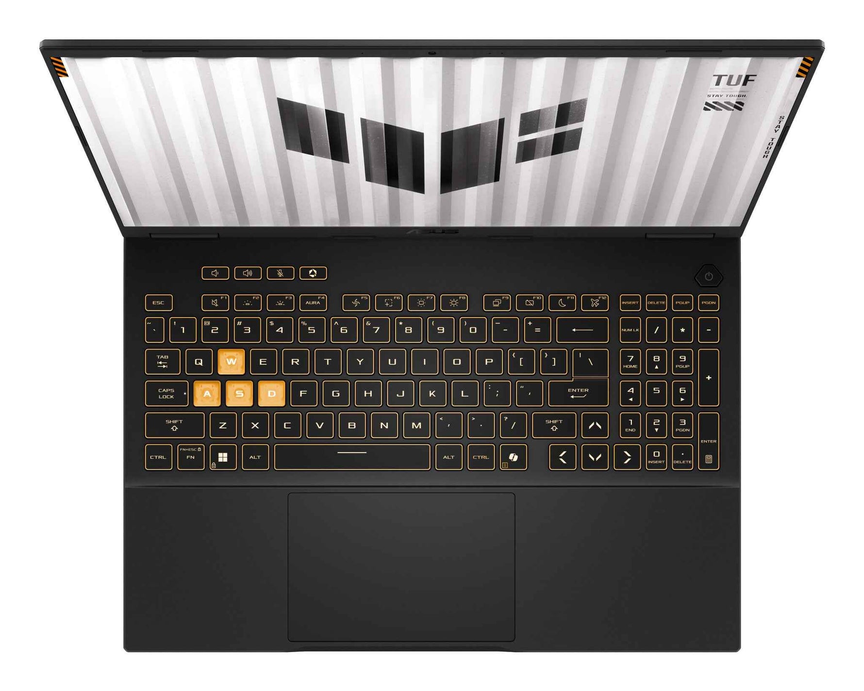 ASUS TUF Gaming F16 FX608JPR-QT014W Intel® Core™ i7 i7-14650HX Laptop 40,6 cm (16") WQXGA 32 GB DDR5-SDRAM 1 TB SSD NVIDIA GeForce RTX 5070 Wi-Fi 6E (802.11ax) Windows 11 Home Nederlands Zwart, Grijs