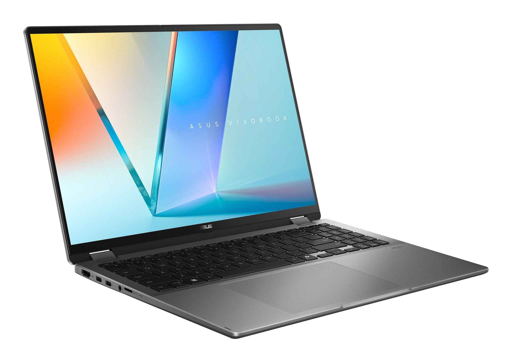 ASUS Vivobook 16 Flip TP3607SA-SI099W Copilot+ PC Intel Core Ultra 7 258V Hybride (2-in-1) 40,6 cm (16") Touchscreen WUXGA 32 GB LPDDR5x-SDRAM 1 TB SSD Wi-Fi 7 (802.11be) Windows 11 Home Nederlands Zwart, Grijs