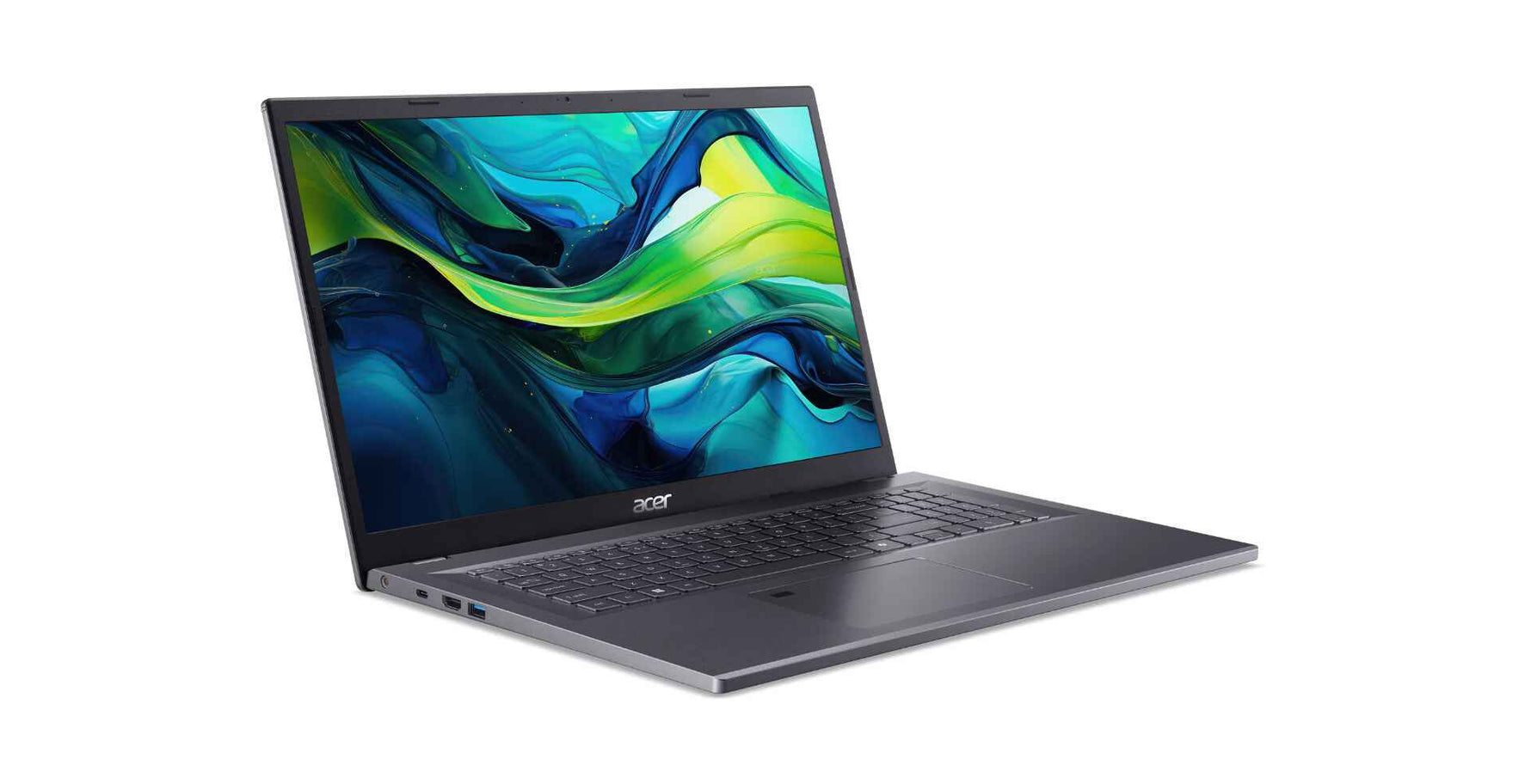 Acer Aspire 17 A17-51M-711Y Intel Core 7 150U Laptop 43,9 cm (17.3") Full HD 32 GB LPDDR5-SDRAM 1 TB SSD Wi-Fi 6E (802.11ax) Windows 11 Home Grijs