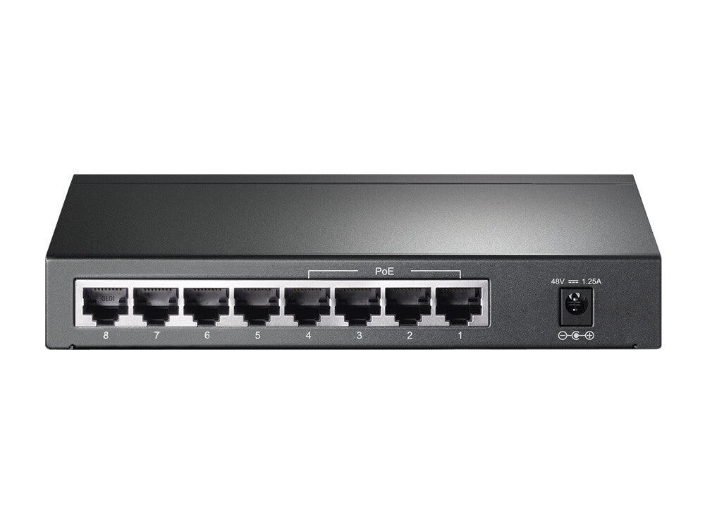 TP-Link TL-SG1008P netwerk-switch Unmanaged Gigabit Ethernet (10/100/1000) Power over Ethernet (PoE) Hazelnoot