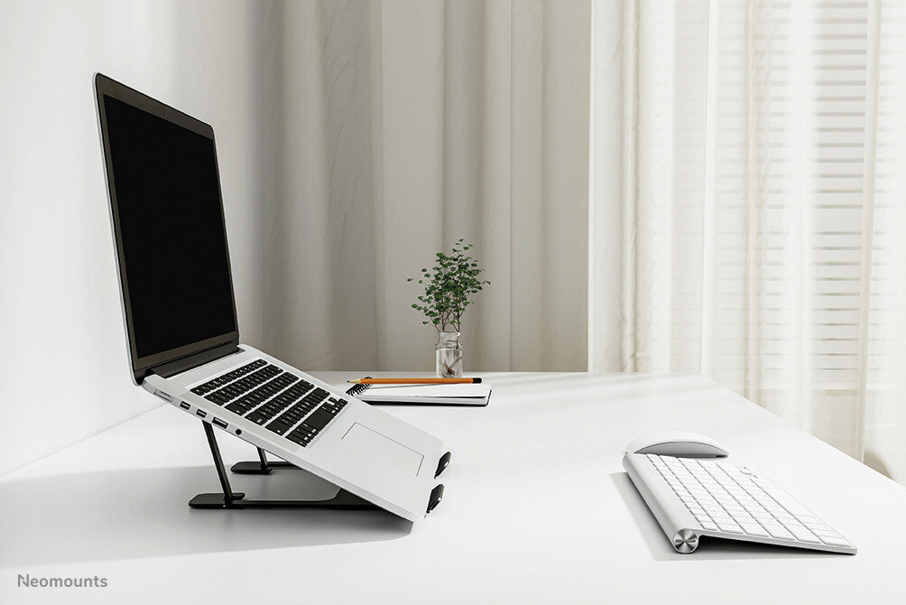 Neomounts NSLS085BLACK Laptopstandaard 10-17" - opvouwbaar - compact - universeel