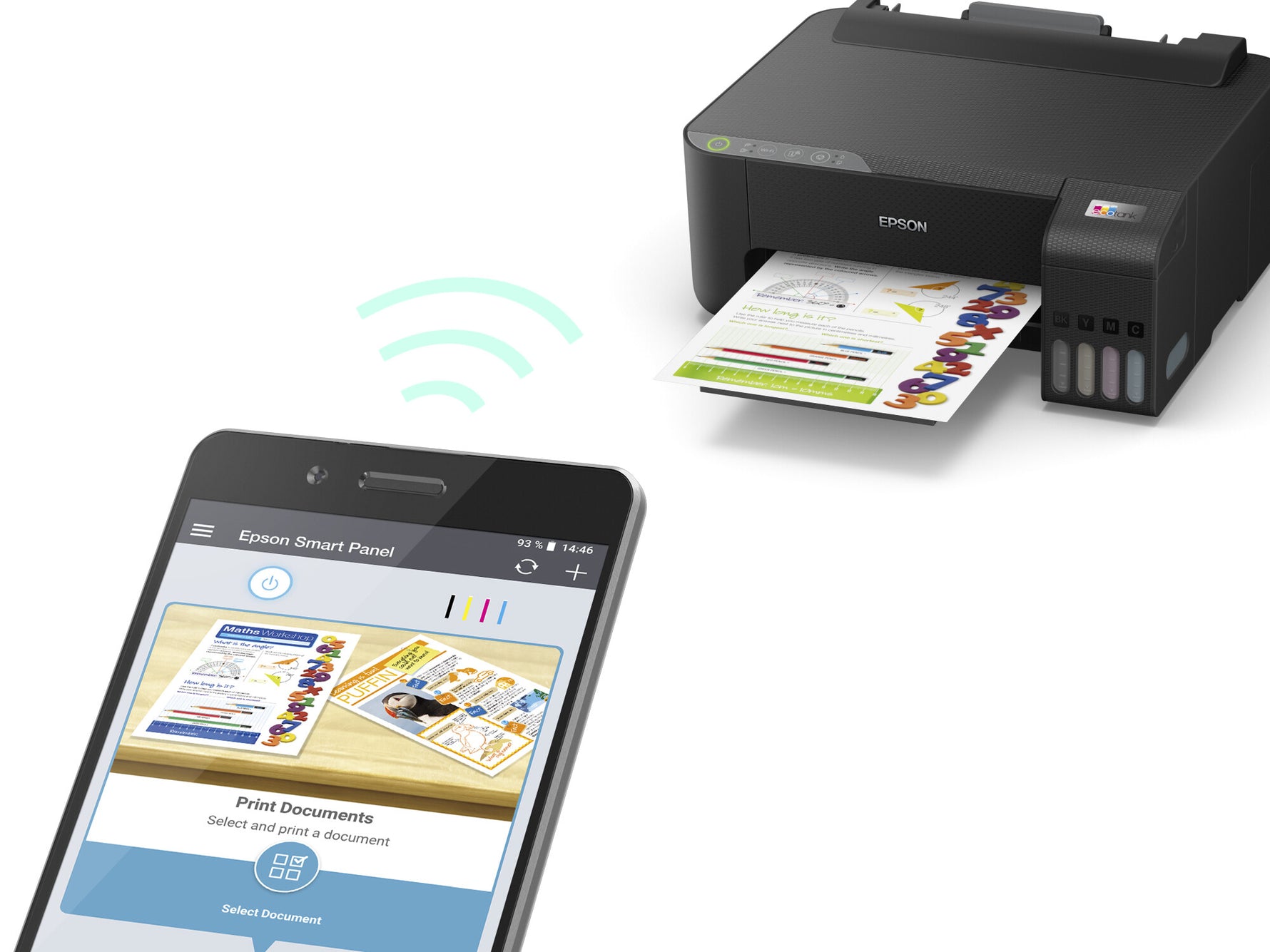 Epson EcoTank ET-1810 A4 Wi-Fi-printer met inkttank, inclusief tot 3 jaar inkt