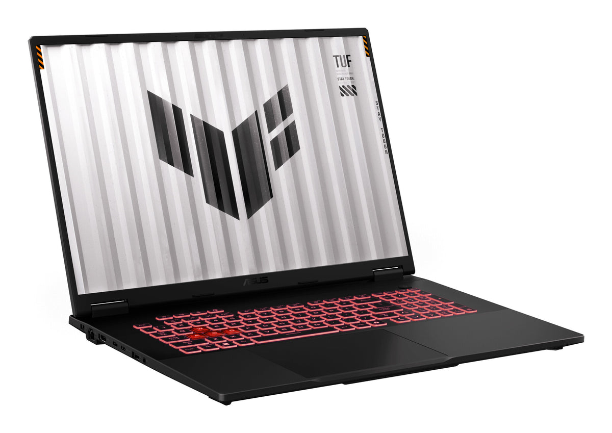 ASUS TUF Gaming A18 FA808UM-S8011W AMD Ryzen™ 7 260 Laptop 45,7 cm (18") WUXGA 32 GB DDR5-SDRAM 1 TB SSD NVIDIA GeForce RTX 5060 Wi-Fi 6E (802.11ax) Windows 11 Home Belgisch Zwart, Grijs