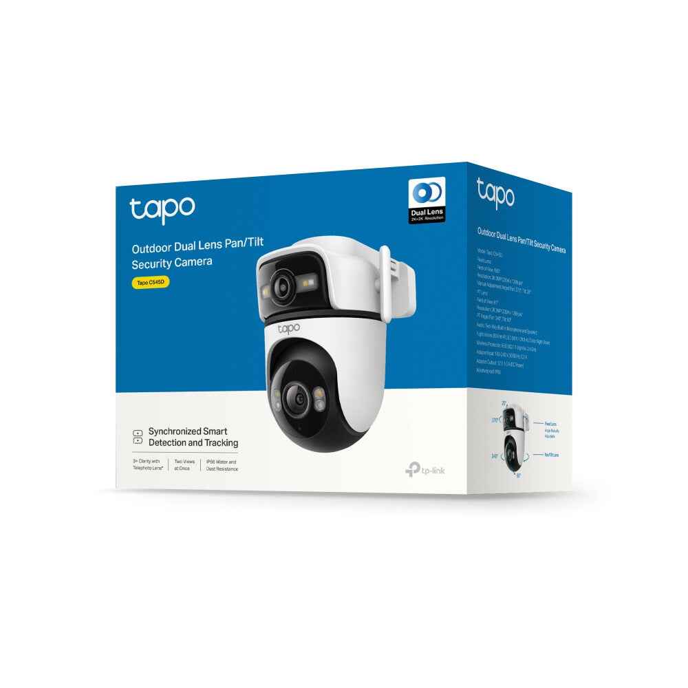 TP-Link Tapo C545D Bolvormig IP-beveiligingscamera Buiten 2304 x 1296 Pixels Plafond/muur/paal