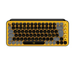 LOGITECH POP Keys Wireless Mechanical Keyboard With Emoji Keys - BLAST YELLOW (PN)