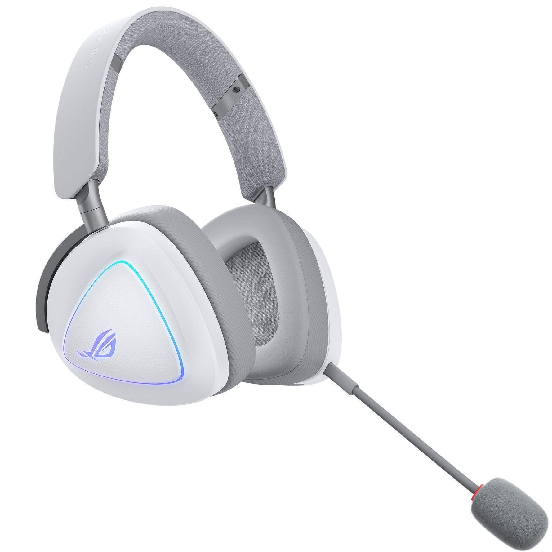 ASUS ROG Delta II Headset Bedraad en draadloos Hoofdband Gamen USB Type-C Bluetooth Wit