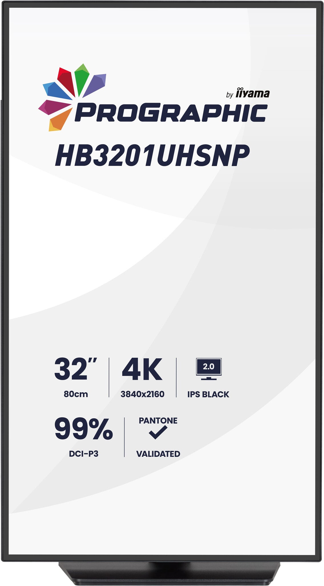 iiyama ProGraphic HB3201UHSNP-B1 computer monitor 80 cm (31.5") 3840 x 2160 Pixels 4K Ultra HD Zwart