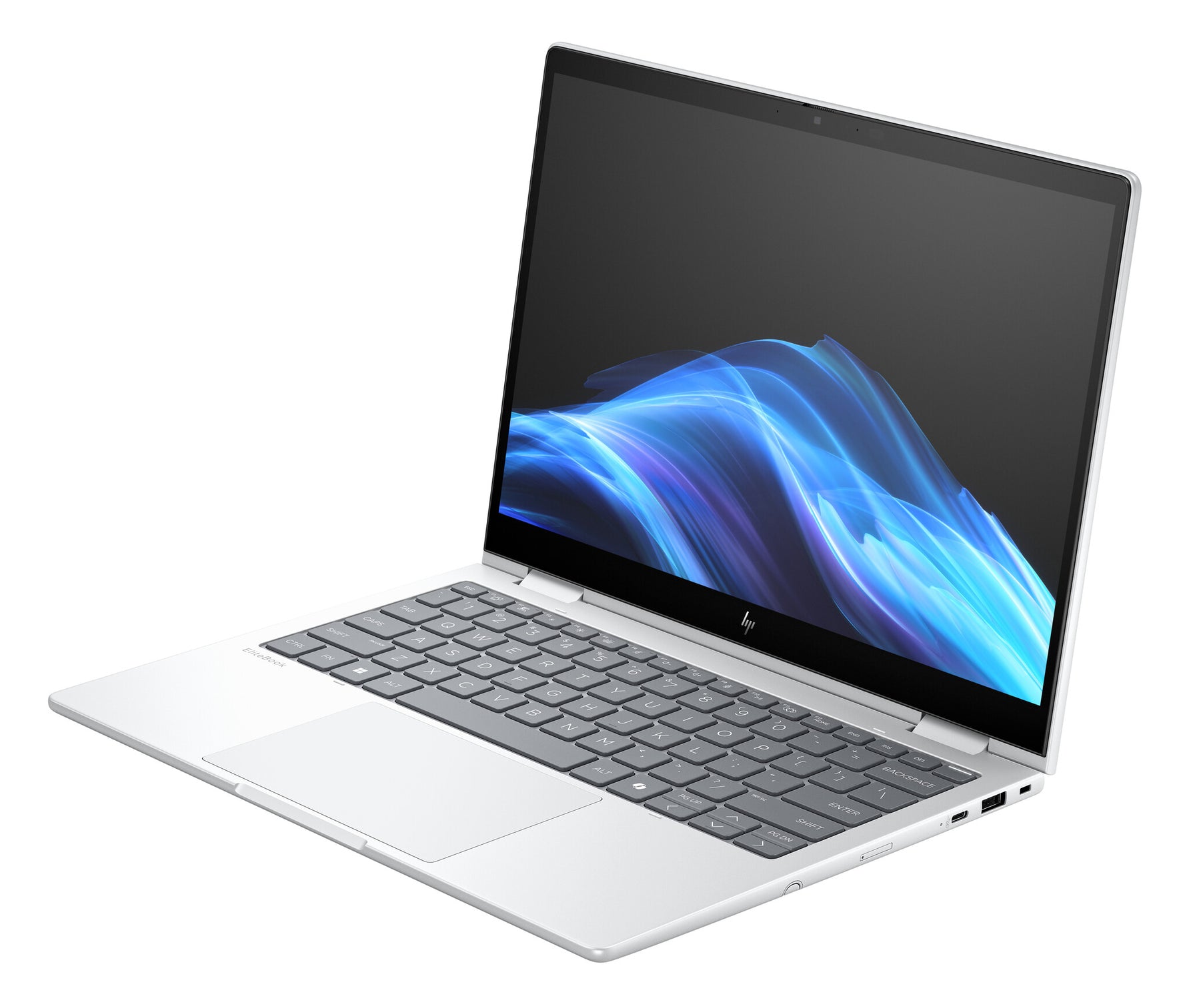 HP EliteBook 8 Flip G1i AI Wolf Pro Security Edition Intel Core Ultra 5 225U Hybride (2-in-1) 33,8 cm (13.3") Touchscreen WUXGA 16 GB LPDDR5x-SDRAM 512 GB SSD Wi-Fi 6E (802.11ax) Windows 11 Pro AI PC Zilver