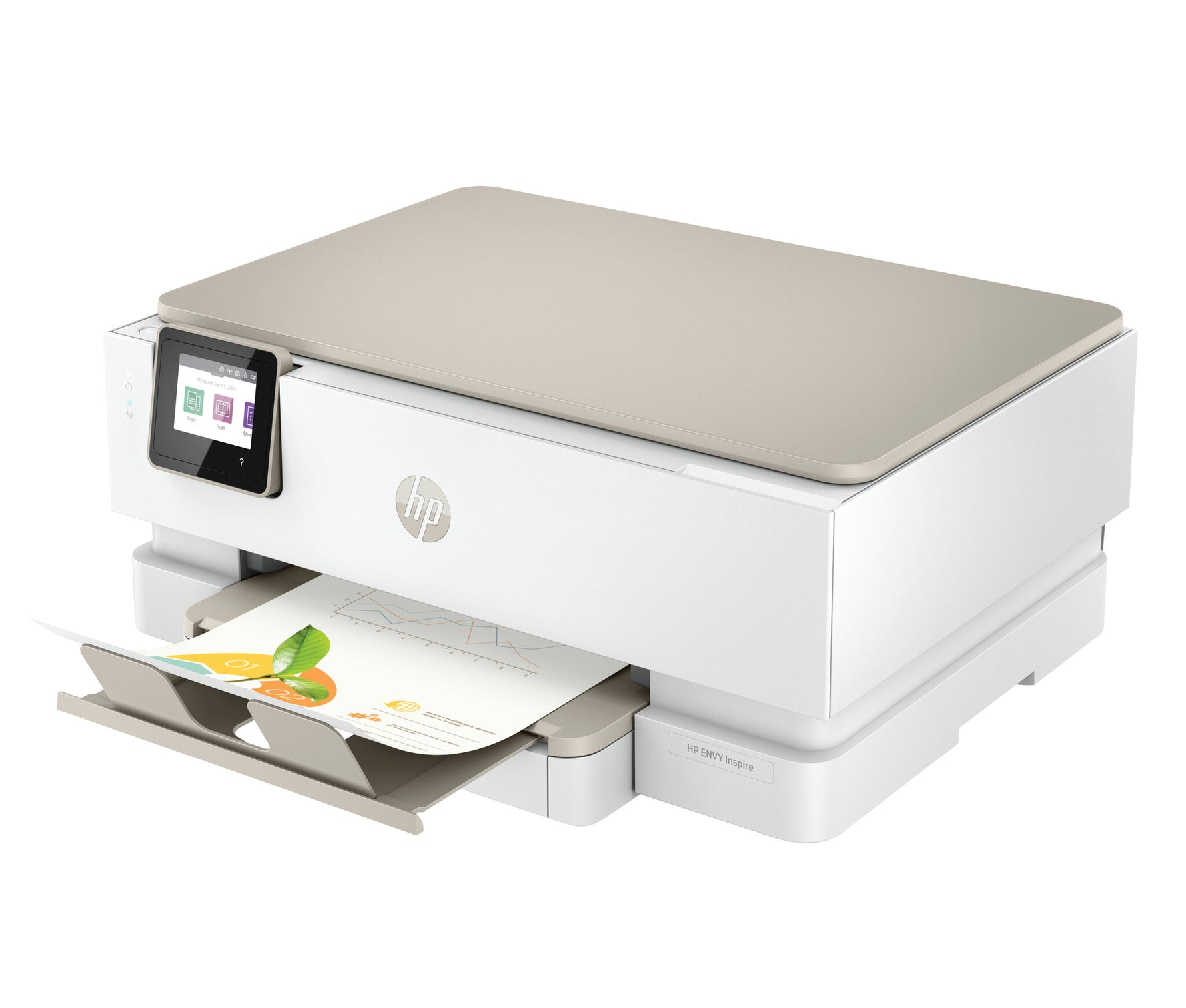 HP ENVY Inspire 7220e Draadloos All-in-One Kleur Printer, Instant Ink; Kopieerapparaat, scanner