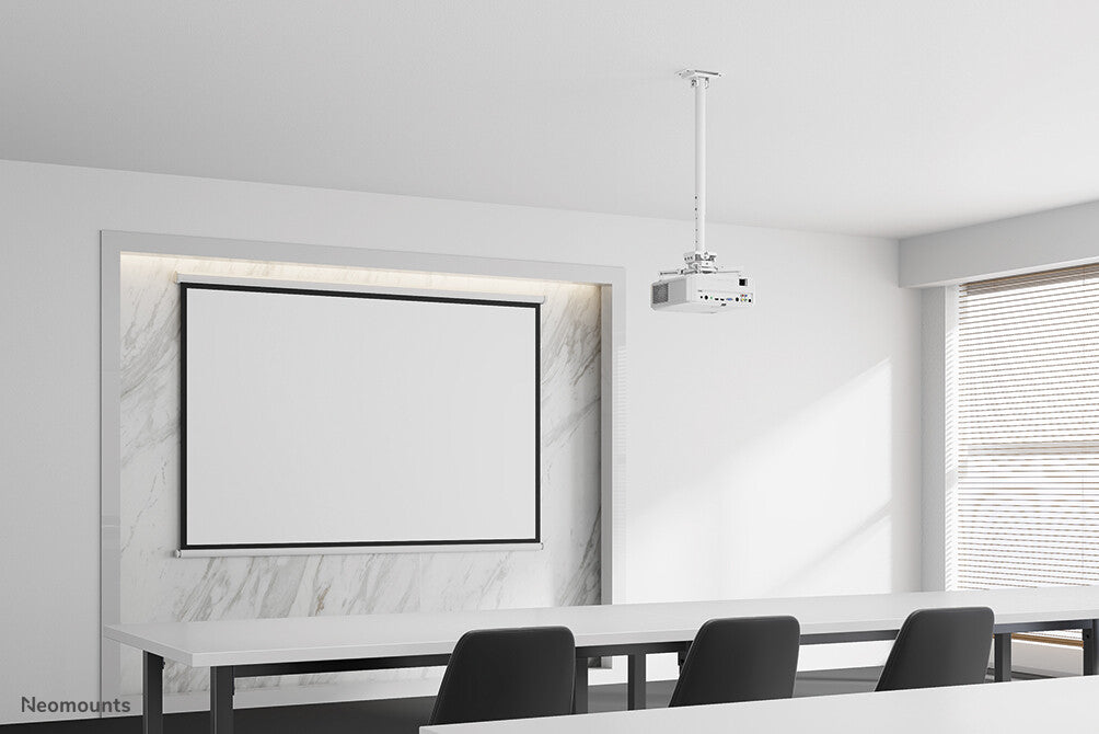 Neomounts CL25-550WH1 Beamer plafondbeugel - h 74,5-114,5 cm - Easy Install - full motion