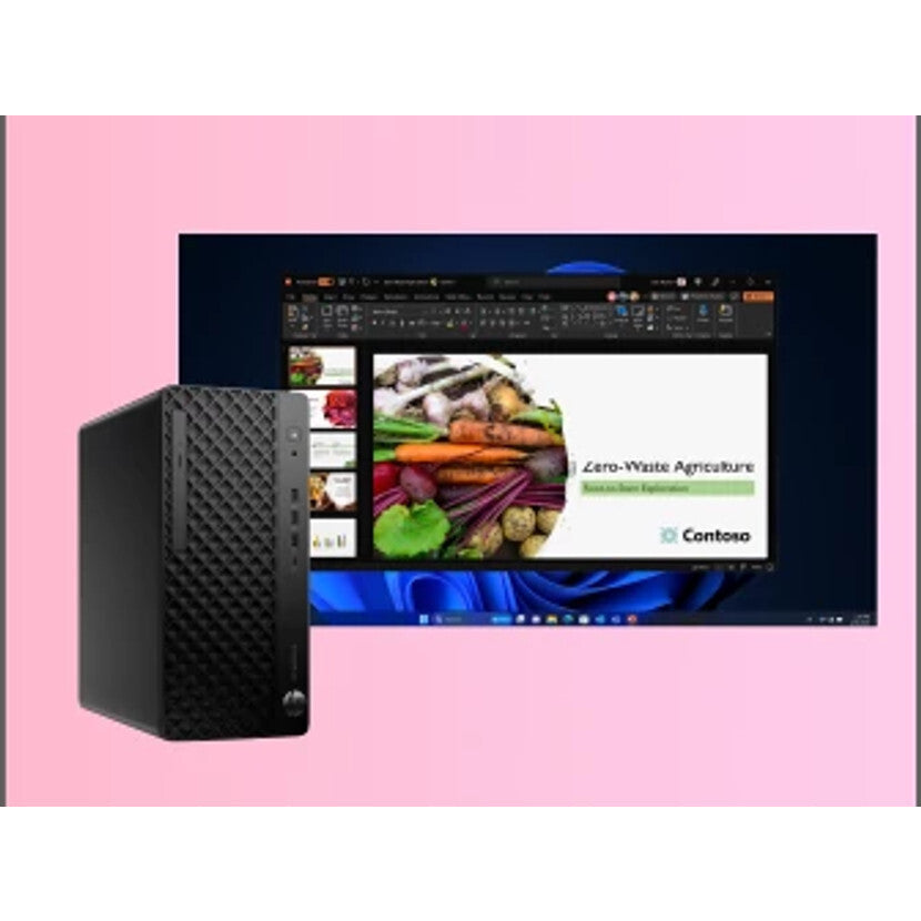 HP ProDesk 4 Tower G1i AI Wolf Pro Security Edition Intel Core Ultra 5 235 16 GB DDR5-SDRAM 512 GB SSD Windows 11 Pro PC AI PC Zwart