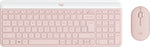 Logitech MK470 Slim Combo Rose FR