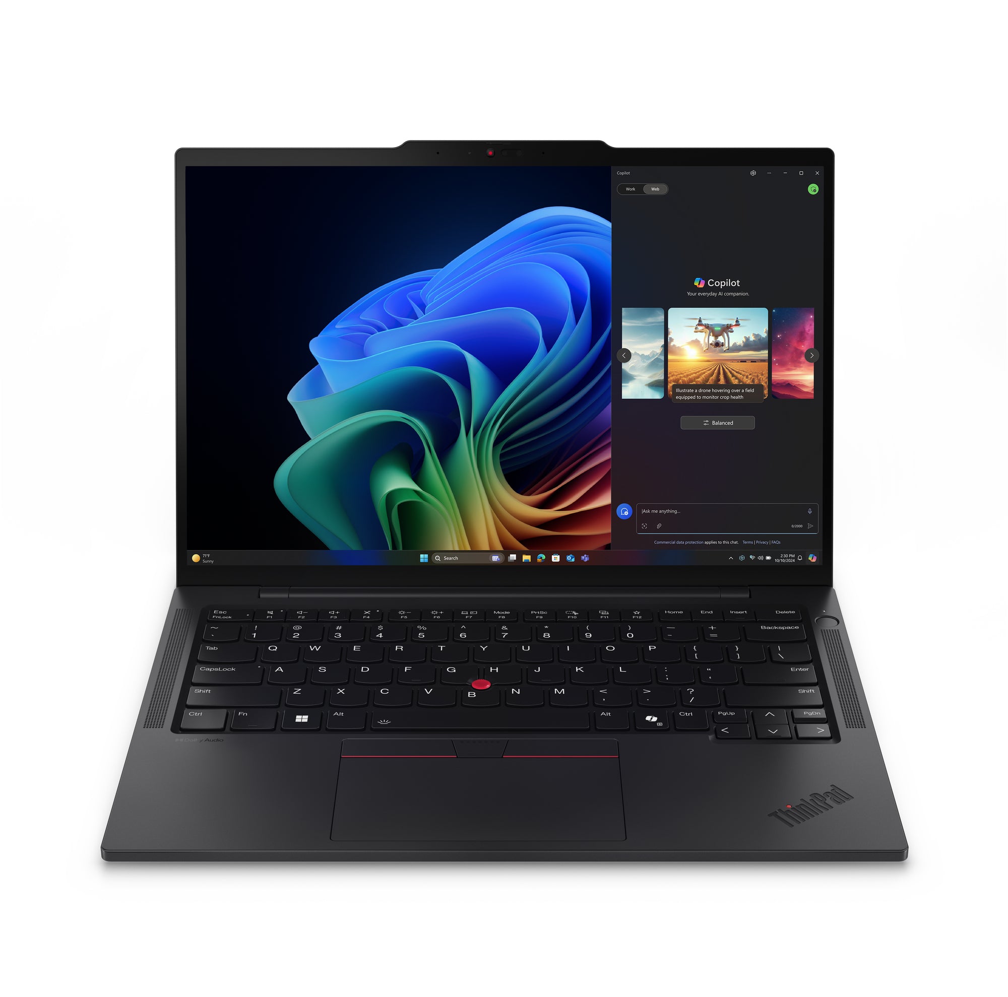 Lenovo ThinkPad T14s Gen 6 (AMD) Copilot+ PC AMD Ryzen AI 7 PRO 360 Laptop 35,6 cm (14") WUXGA 32 GB LPDDR5x-SDRAM 1 TB SSD Wi-Fi 7 (802.11be) Windows 11 Pro Belgisch Zwart