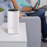 TP-Link Deco E4 (1-pack) Dual-band (2.4 GHz / 5 GHz) Wi-Fi 5 (802.11ac) Wit, Grijs Intern