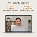 ASUS Vivobook S14 M3407GA-SF5NDW Copilot+ PC AMD Ryzen AI 7 445 Laptop 35,6 cm (14") WUXGA 32 GB DDR5-SDRAM 512 GB SSD Wi-Fi 6 (802.11ax) Windows 11 Home Nederlands Grijs