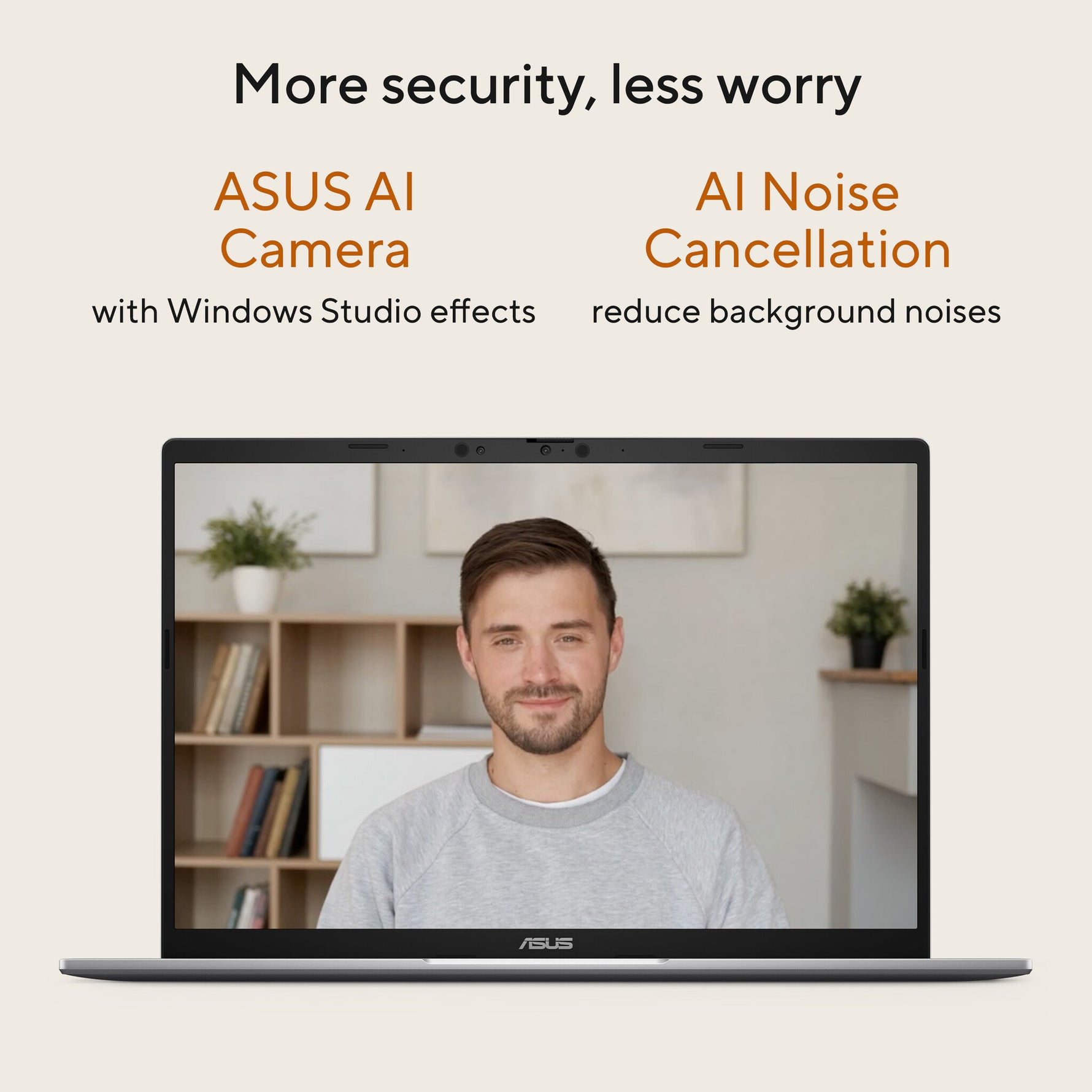 ASUS Vivobook S14 M3407GA-SF5NDW Copilot+ PC AMD Ryzen AI 7 445 Laptop 35,6 cm (14") WUXGA 32 GB DDR5-SDRAM 512 GB SSD Wi-Fi 6 (802.11ax) Windows 11 Home Nederlands Grijs