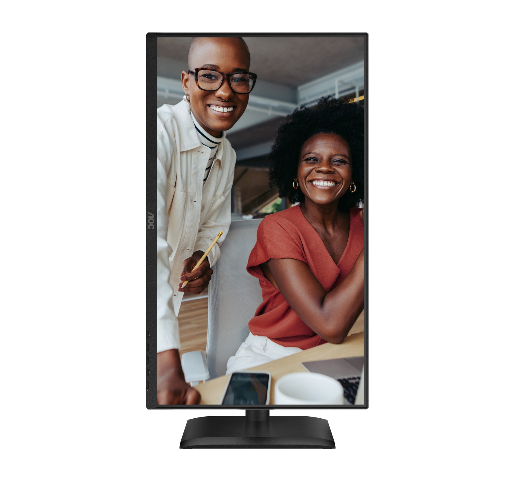 AOC E4 24E4CV computer monitor 60,5 cm (23.8") 1920 x 1080 Pixels Full HD LED Zwart