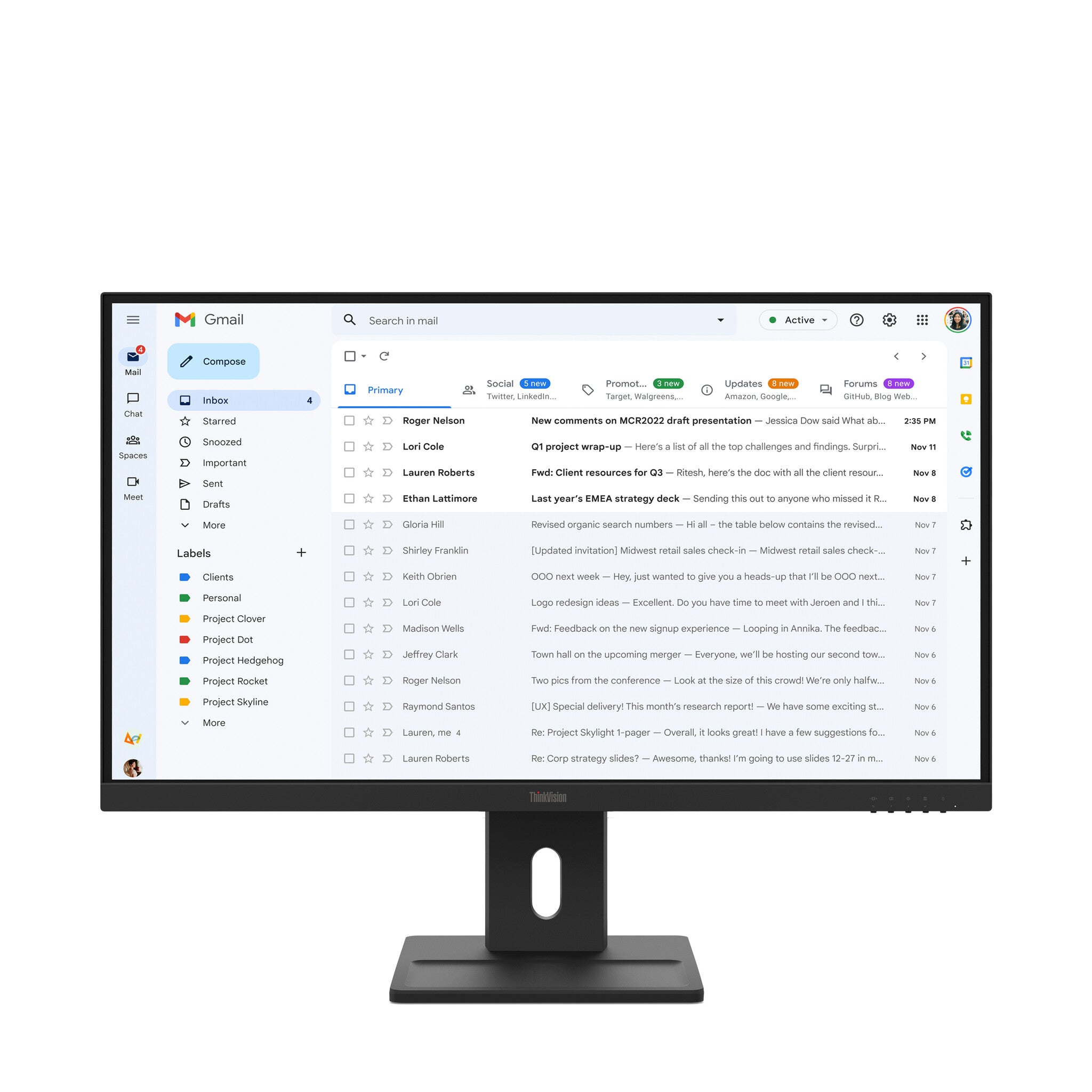 Lenovo ThinkVision E27-40 Monitor