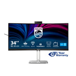 Philips 6000 series 34B2U6603CH/00 computer monitor 86,4 cm (34") 3440 x 1440 Pixels Wide Quad HD LCD Grijs