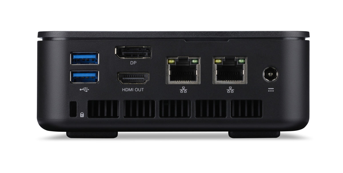 Acer Veriton N N1502G-13U5U NUC Intel Core 5 120U 16 GB DDR4-SDRAM 512 GB SSD Windows 11 Pro Mini PC Zwart