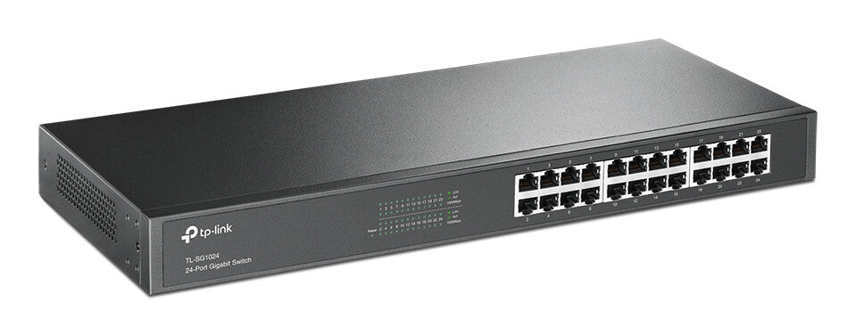 TP-Link TL-SG1024 netwerk-switch Unmanaged L2 Gigabit Ethernet (10/100/1000) Zwart