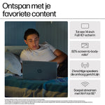 HP Chromebook 14a-nf0050nd Intel® N N100 35,6 cm (14") Full HD 4 GB LPDDR5-SDRAM 128 GB Flash Wi-Fi 6E (802.11ax) ChromeOS Zilver