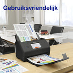 Epson WorkForce ES-580W, A4 automatische duplexscanner met Wi-Fi en gebruiksvriendelijk touchscreen