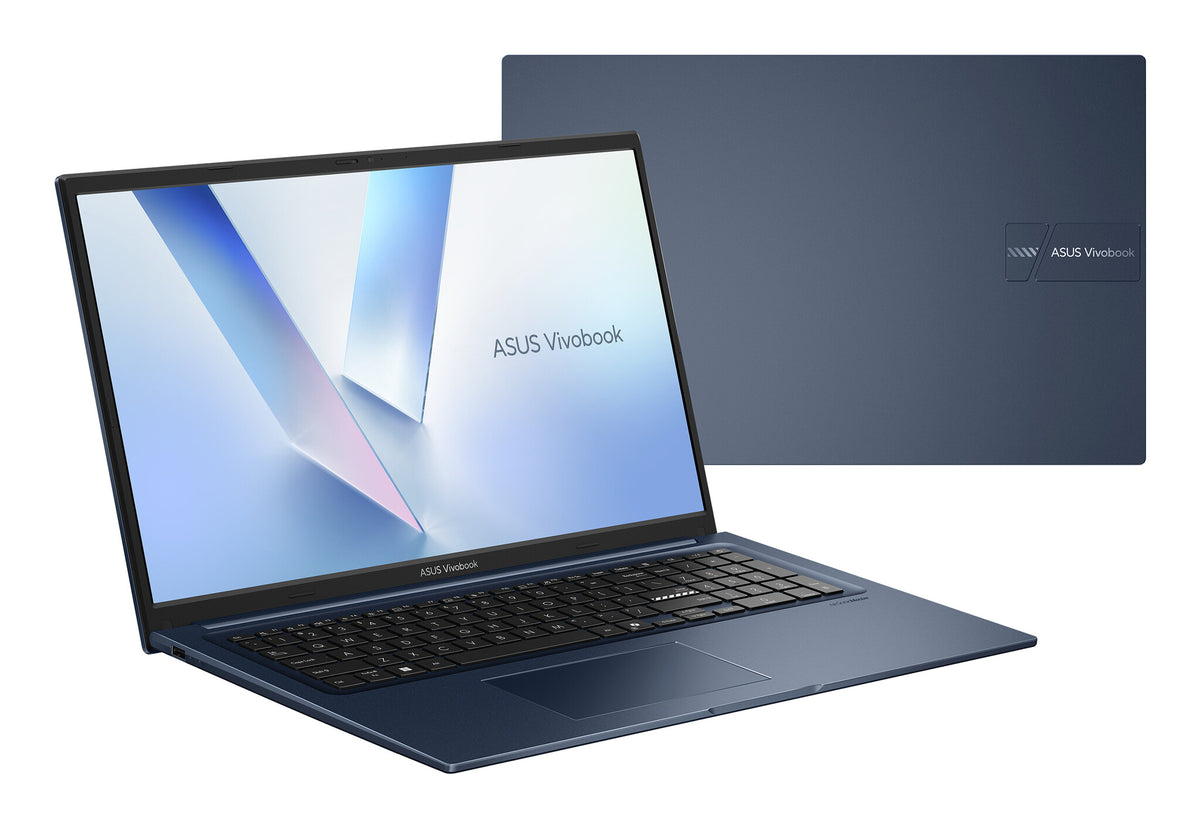 ASUS Vivobook 17 X1704MA-AU229W Intel Core 5 320 Laptop 43,9 cm (17.3") Full HD 16 GB DDR5-SDRAM 512 GB SSD Wi-Fi 6 (802.11ax) Windows 11 Home Blauw AZERTY Belgisch