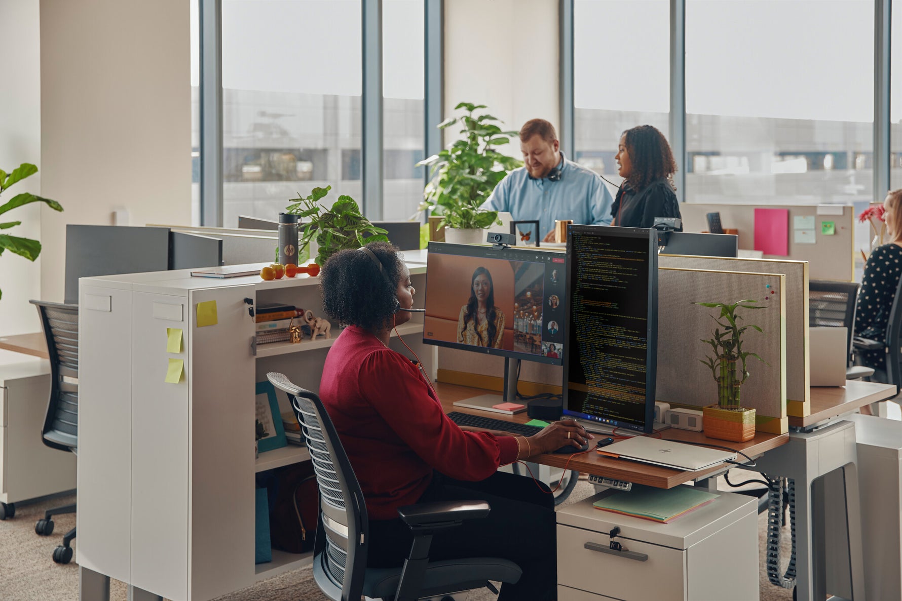 HP Poly Blackwire 3310 Monaural USB-C Headset + USB-C/A adapter