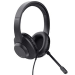 Trust Ayda Max USB Headset - USB headset voor kantoor en calls – Opklapbare microfoon – 40 mm drivers – Zwart