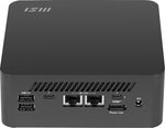MSI Cubi NUC AI+ 2MG-002EU Copilot+ PC Intel Core Ultra 7 258V 32 GB LPDDR5x-SDRAM 1 TB SSD Windows 11 Home Mini PC Zwart