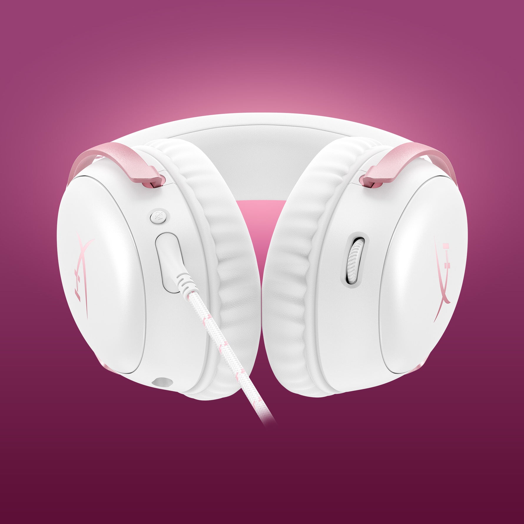 HyperX Cloud III - Gaming Headset (wit/roze)