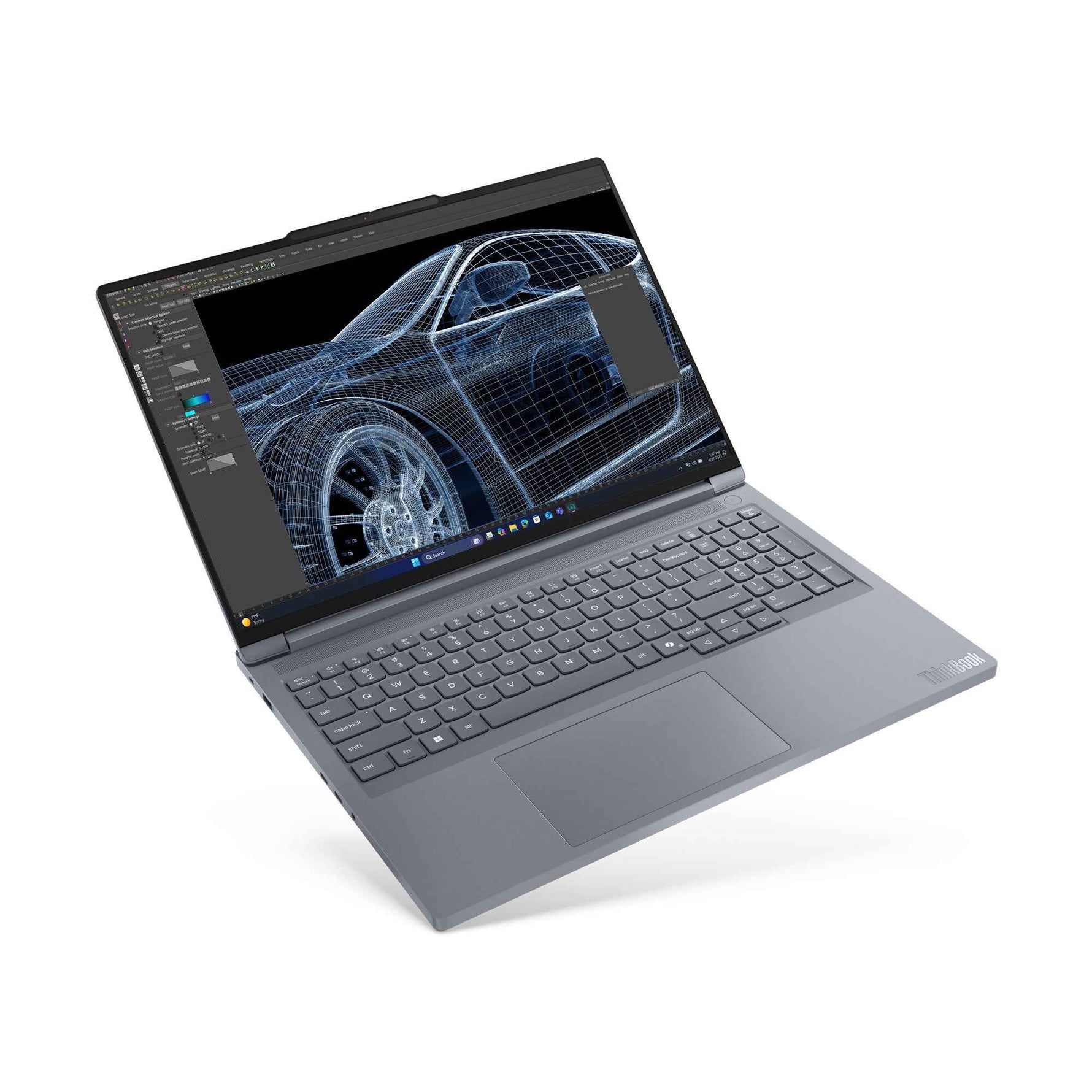 Lenovo ThinkBook 16p G6 ADR AMD Ryzen™ 9 8940HX Laptop 40,6 cm (16") WQXGA 64 GB DDR5-SDRAM 1 TB SSD NVIDIA GeForce RTX 5060 Wi-Fi 7 (802.11be) Windows 11 Pro Belgisch Grijs