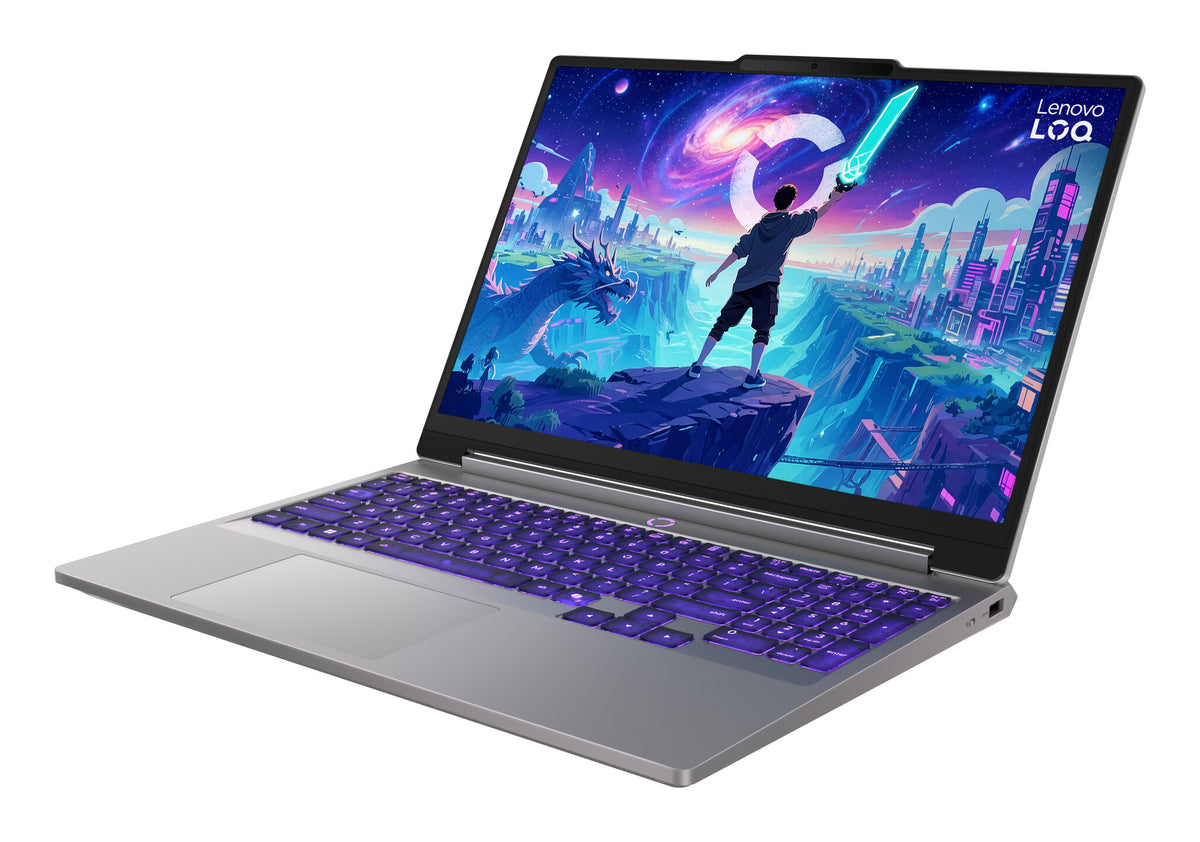 Lenovo LOQ 15IRH11E Intel Core 5 205H Laptop 38,9 cm (15.3") WUXGA 8 GB DDR5-SDRAM 512 GB SSD NVIDIA GeForce RTX 3050 Wi-Fi 6 (802.11ax) Windows 11 Home Grijs Engels