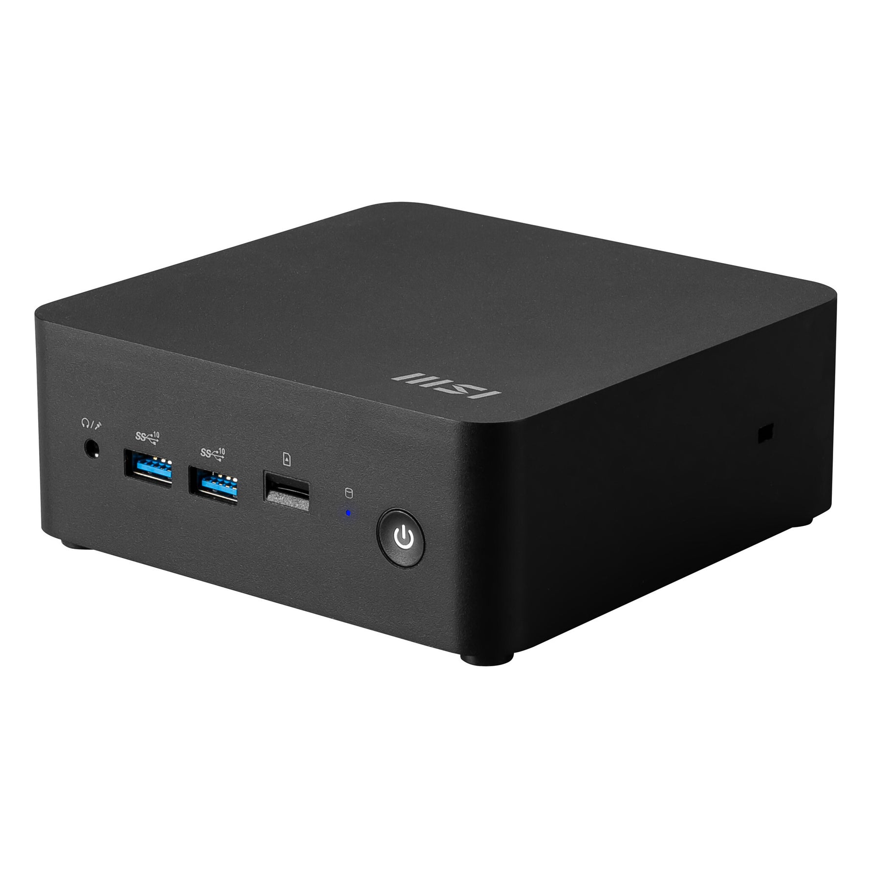 MSI Cubi NUC 1MG-003EU Intel Core 3 100U 8 GB DDR5-SDRAM 512 GB SSD Windows 11 Pro Mini PC Zwart