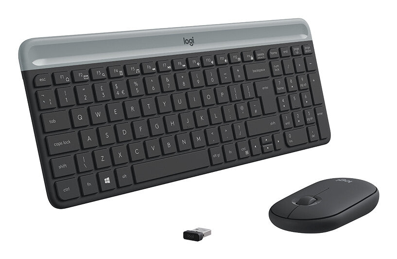 Logitech Slim Wireless Combo MK470 US GRAPHITE