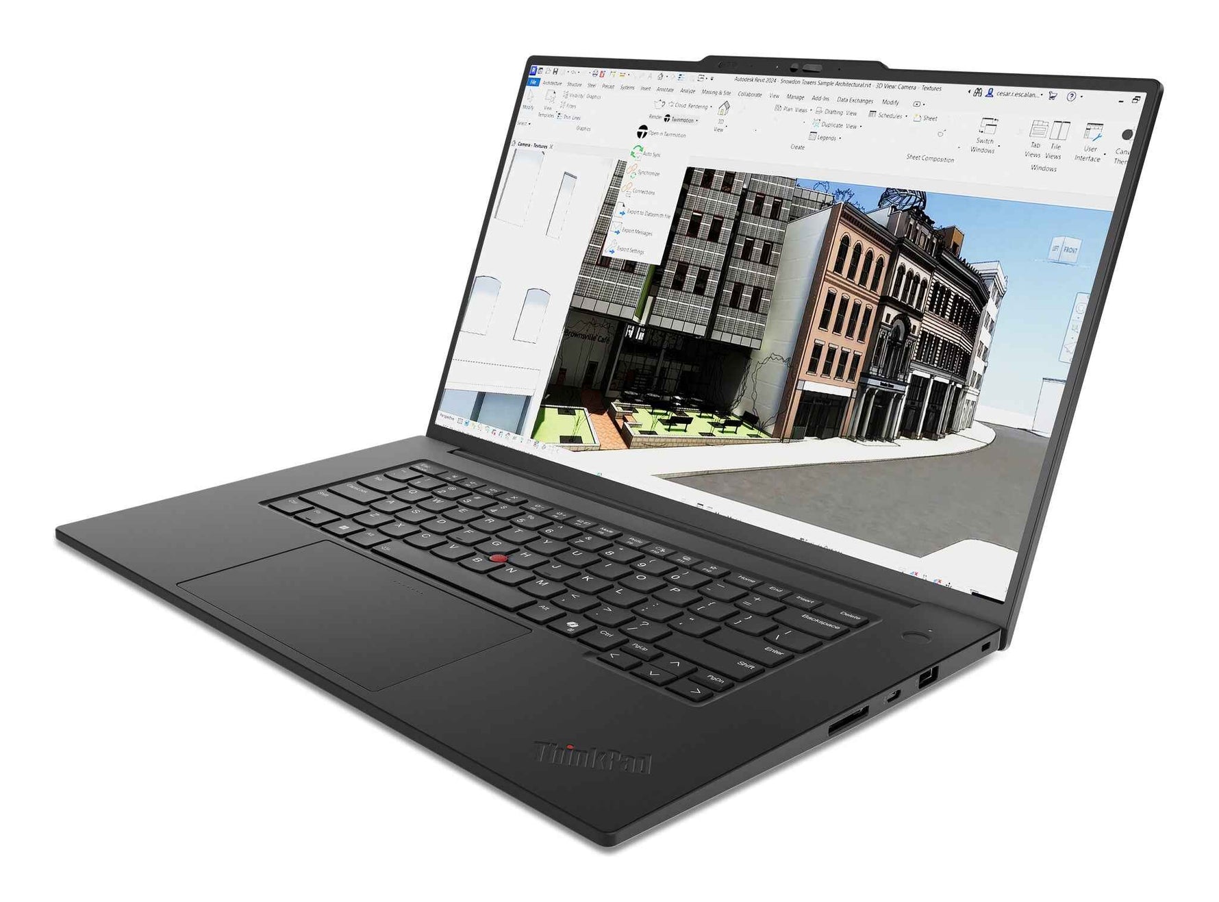 Lenovo ThinkPad T1g Gen 8 Intel Core Ultra 7 265H Laptop 40,6 cm (16") WQUXGA 32 GB LPDDR5x-SDRAM 1 TB SSD NVIDIA GeForce RTX 5070 Wi-Fi 7 (802.11be) Windows 11 Pro Engels Zwart