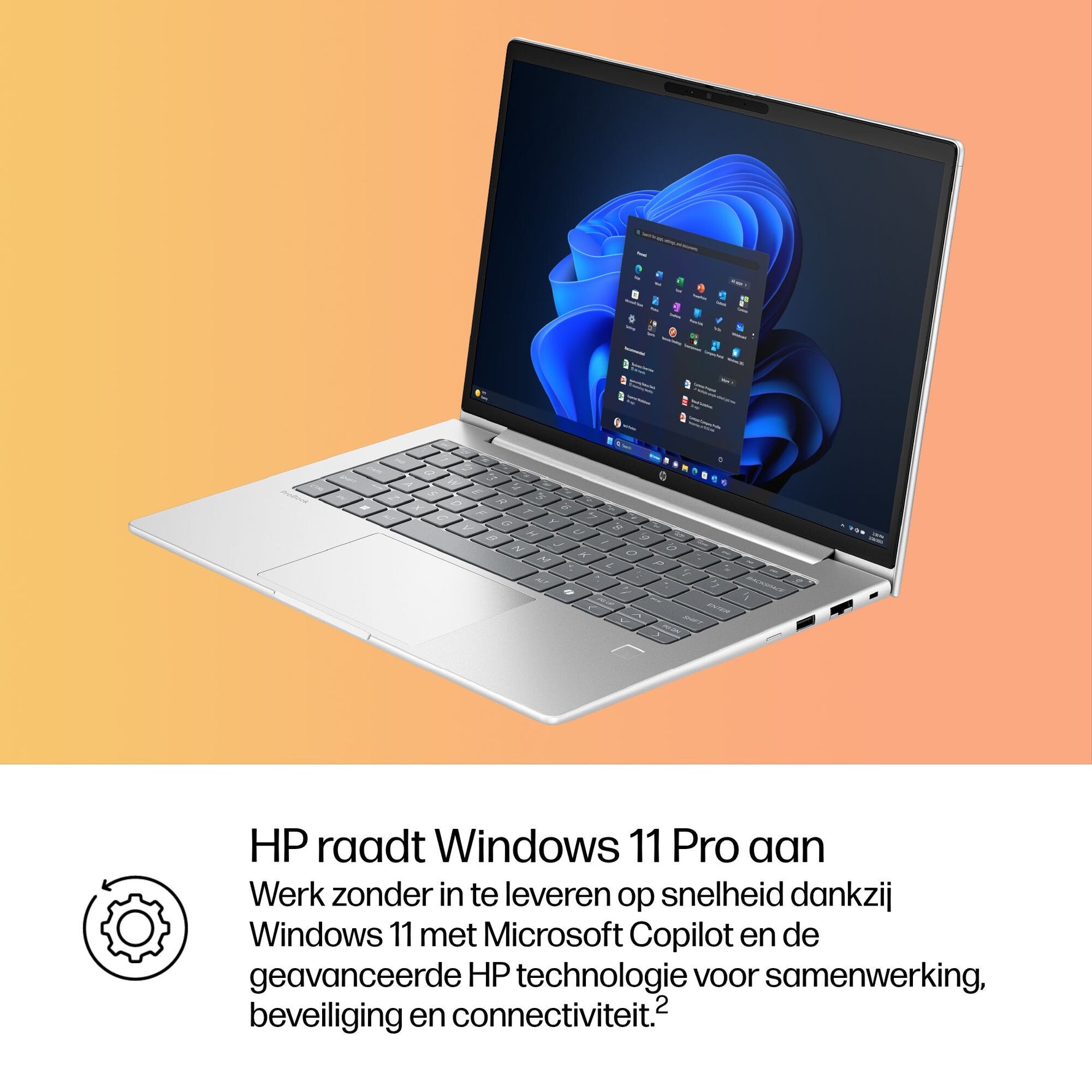 HP ProBook 4 G1i AI Wolf Pro Security Edition Intel Core Ultra 5 225U Laptop 35,6 cm (14") WUXGA 24 GB DDR5-SDRAM 512 GB SSD Wi-Fi 6E (802.11ax) Windows 11 Pro AI PC Zilver