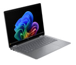 HP OmniBook X FlipNGAI 14-fk0070nd NL Copilot+ PC AMD Ryzen AI 7 350 Hybride (2-in-1) 35,6 cm (14") Touchscreen 3K 16 GB LPDDR5x-SDRAM 1 TB SSD Wi-Fi 7 (802.11be) Windows 11 Home Zilver
