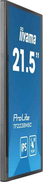 iiyama TF2238MSC-B1 computer monitor 53,3 cm (21") 1920 x 1080 Pixels Full HD LED Touchscreen Zwart