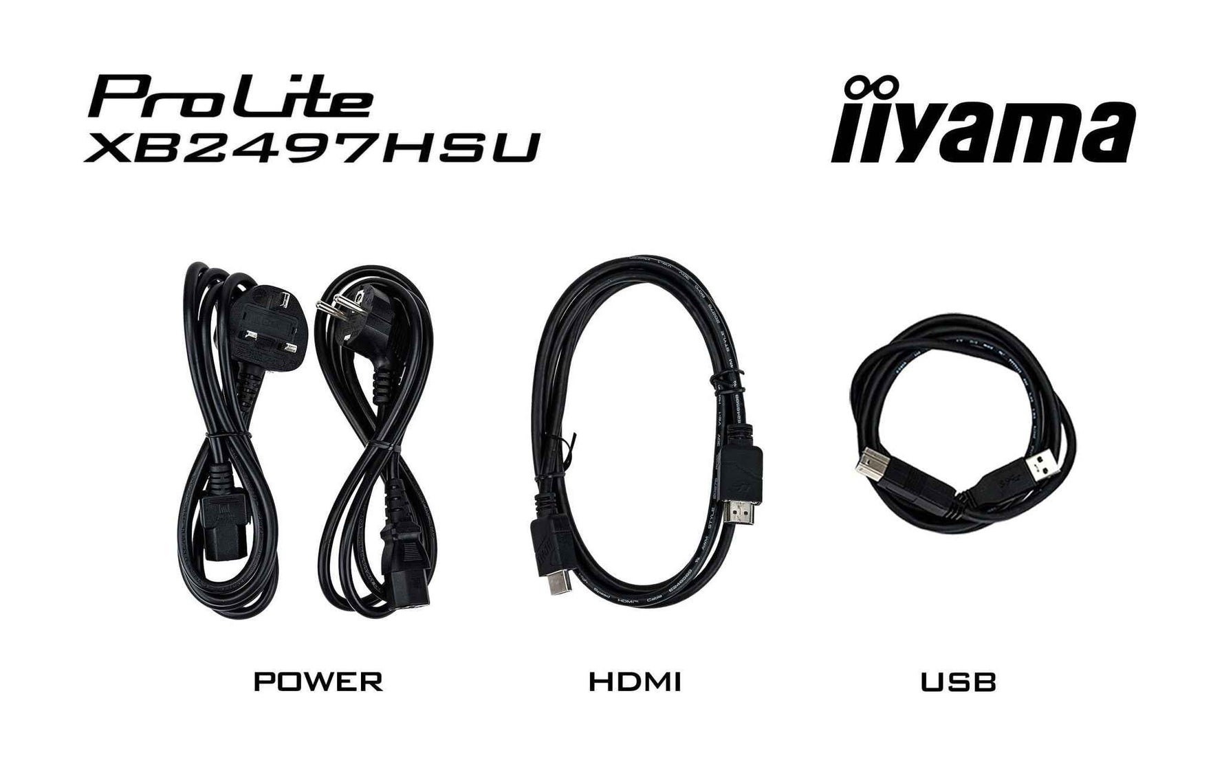 iiyama ProLite XB2497HSU-B1 computer monitor 60,5 cm (23.8") 1920 x 1080 Pixels Full HD LED Zwart