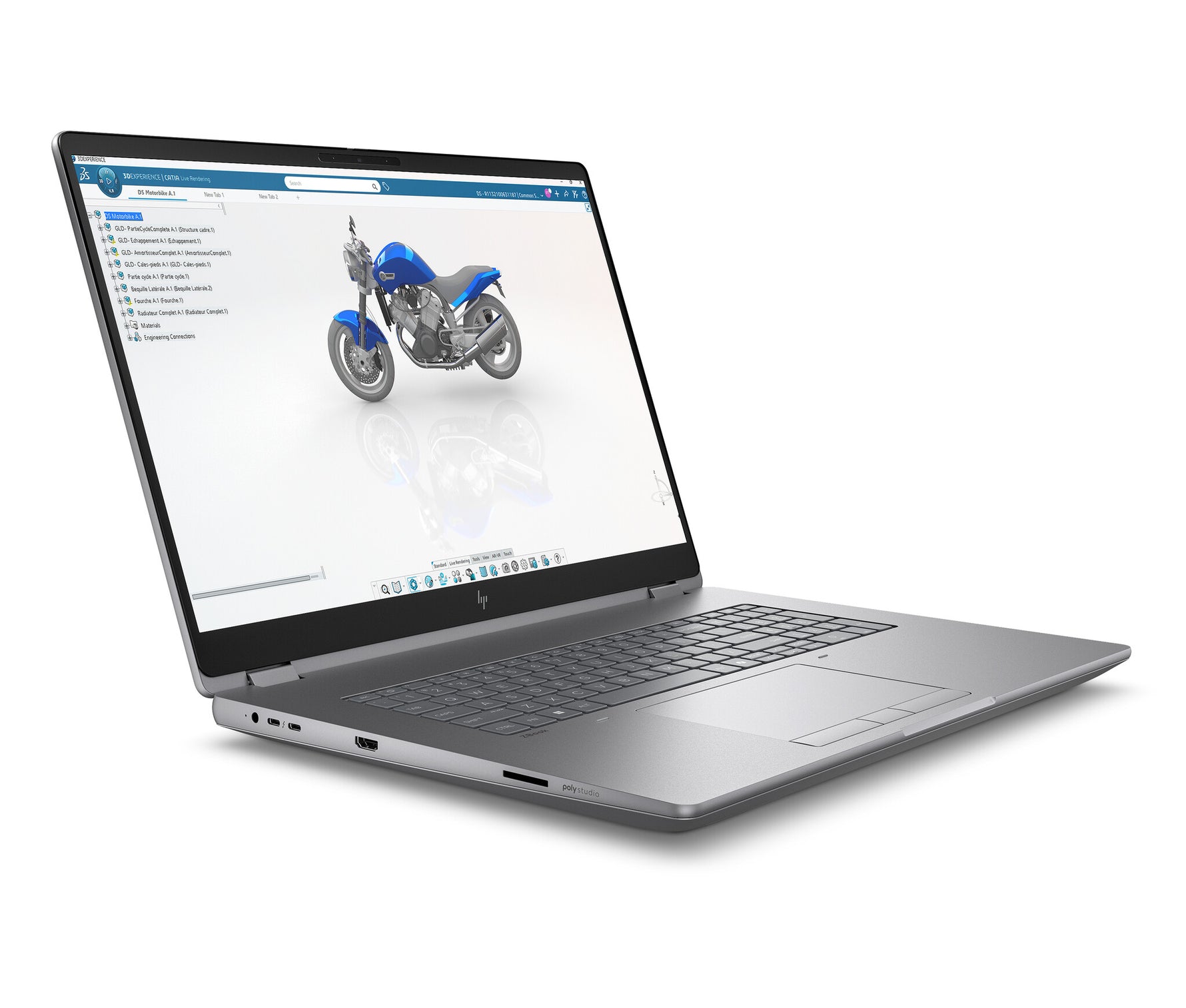 HP ZBook Fury G1i Wolf Pro Security Edition - Data Science Intel Core Ultra 7 255HX Mobiel werkstation 45,7 cm (18") WQXGA 64 GB DDR5-SDRAM 1 TB SSD NVIDIA RTX PRO 3000 Blackwell Wi-Fi 7 (802.11be) Windows 11 Pro AI Workstation, AI PC Zilver
