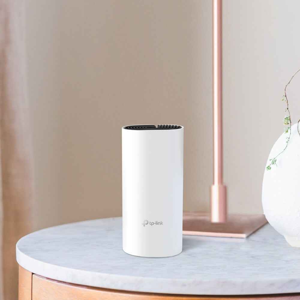 TP-Link Deco E4 (1-pack) Dual-band (2.4 GHz / 5 GHz) Wi-Fi 5 (802.11ac) Wit, Grijs Intern
