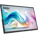 MSI PRO MP165 E6 Draagbare televisie en monitoor Draagbare monitor Zwart 39,6 cm (15.6") LED 1920 x 1080 Pixels