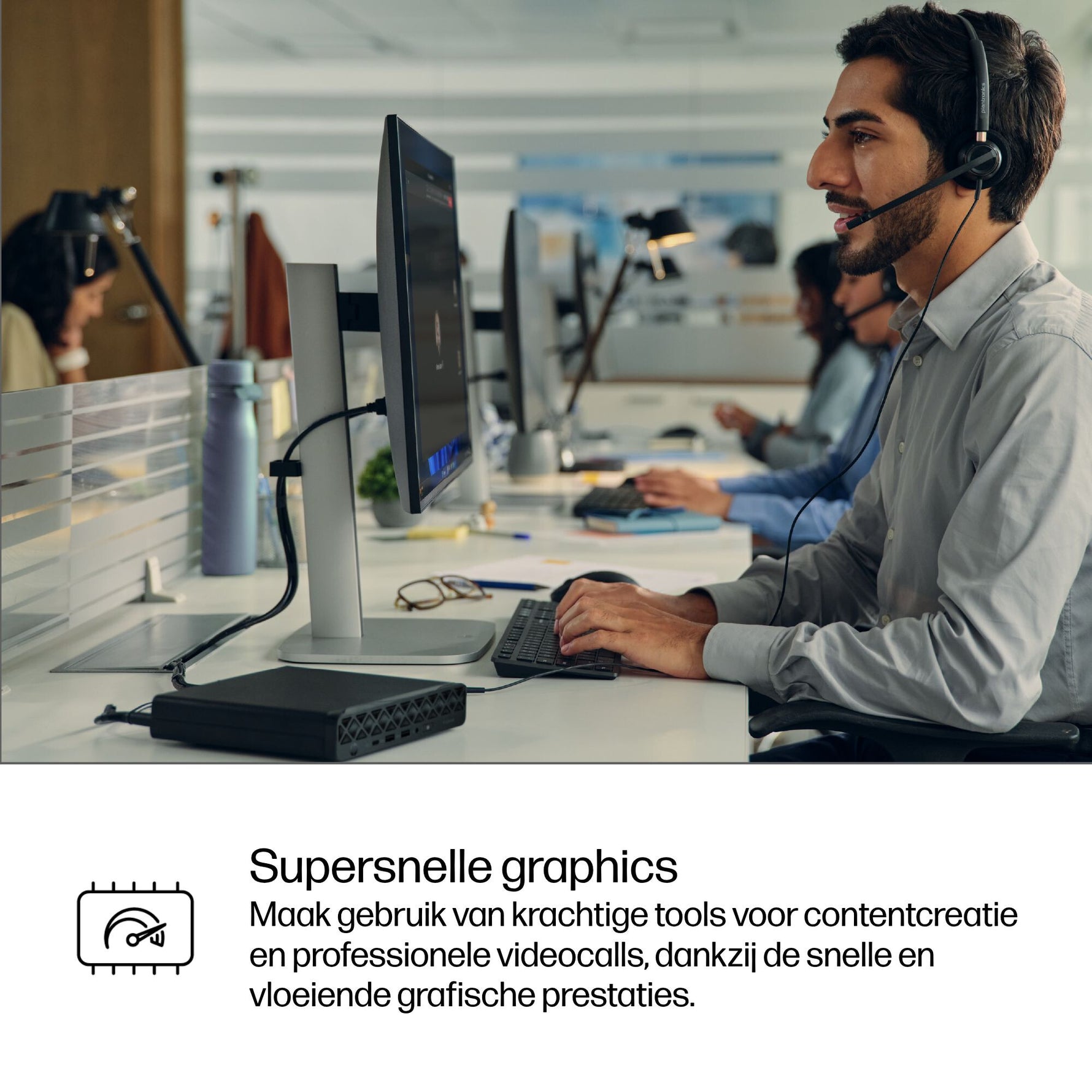 HP ProDesk 4 Mini G1i U5225T 16GB/512GB Intel Core Ultra 5 225T DDR5-SDRAM SSD Windows 11 Pro Mini PC AI PC Zwart