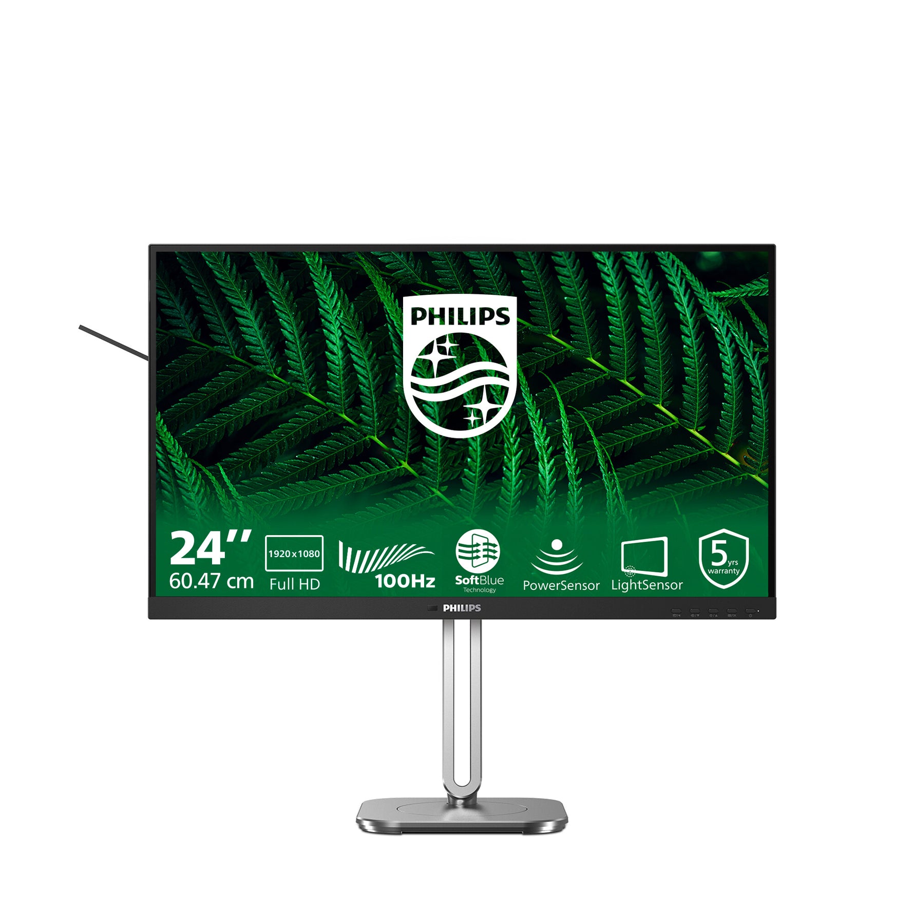 Philips 5000 series 24B2G5200/00 computer monitor 60,5 cm (23.8") 1920 x 1080 Pixels Full HD LCD Antraciet